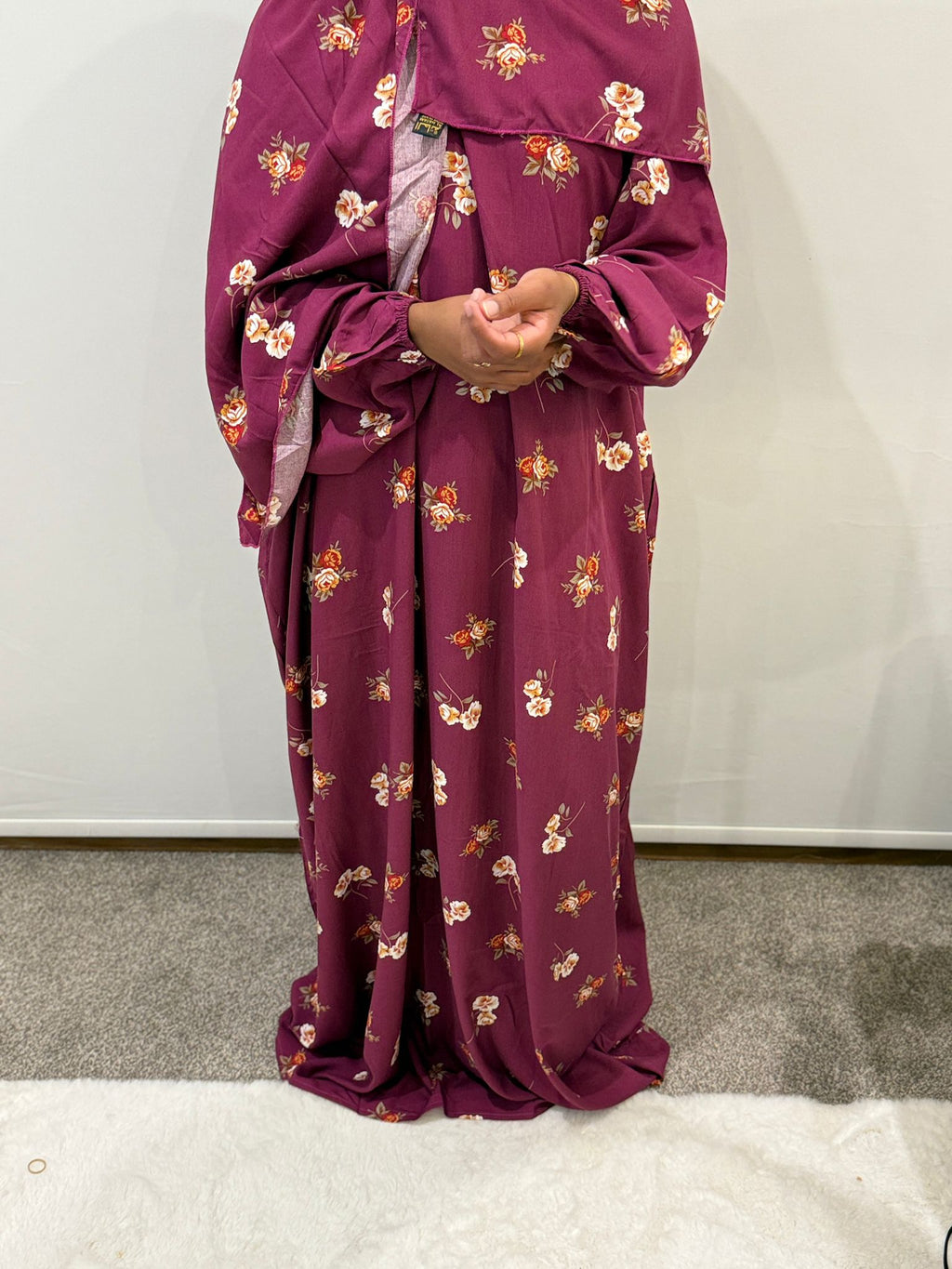 Plum Rose Prayer Dress