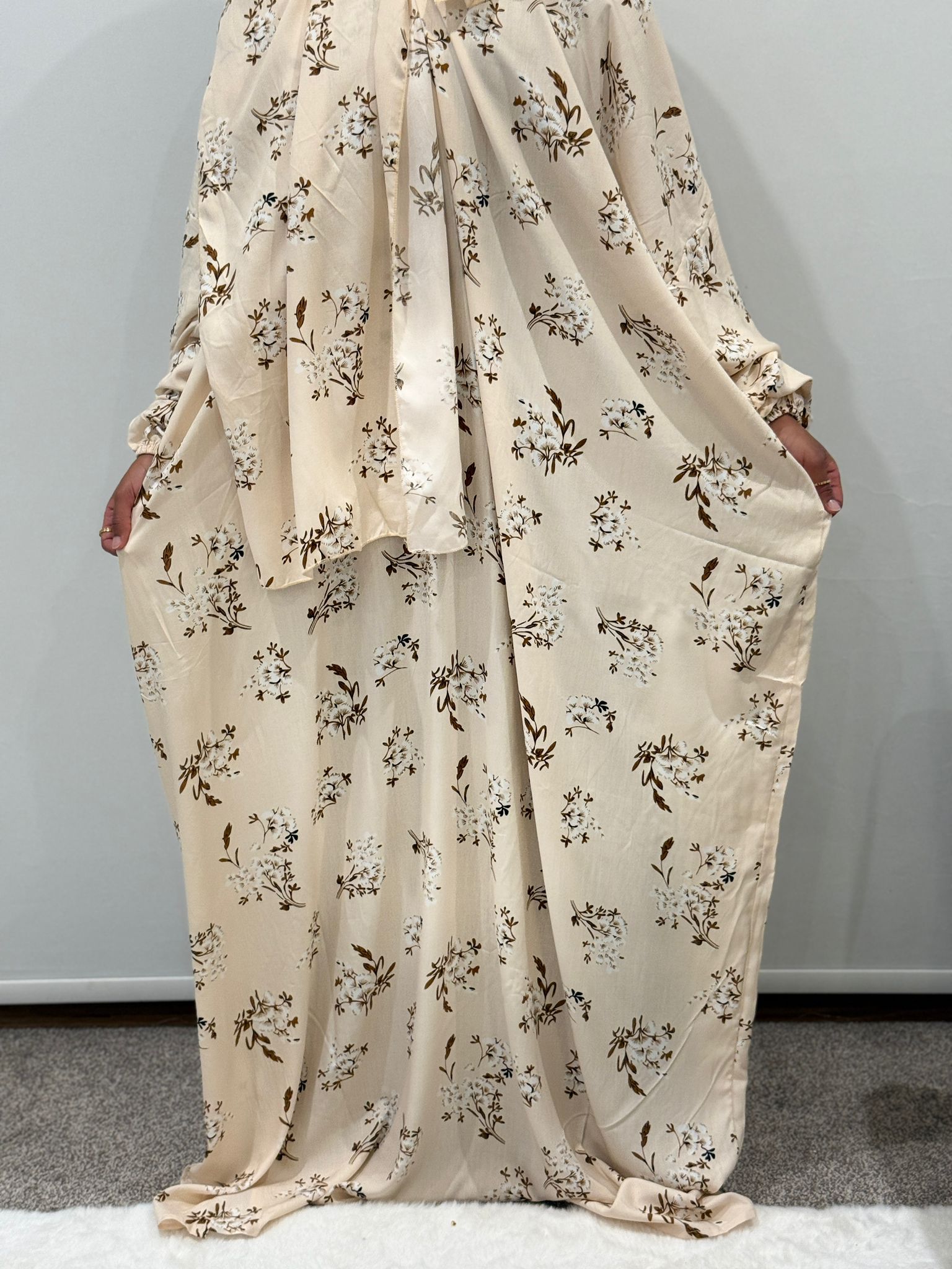 Cream Blossom Prayer Dress