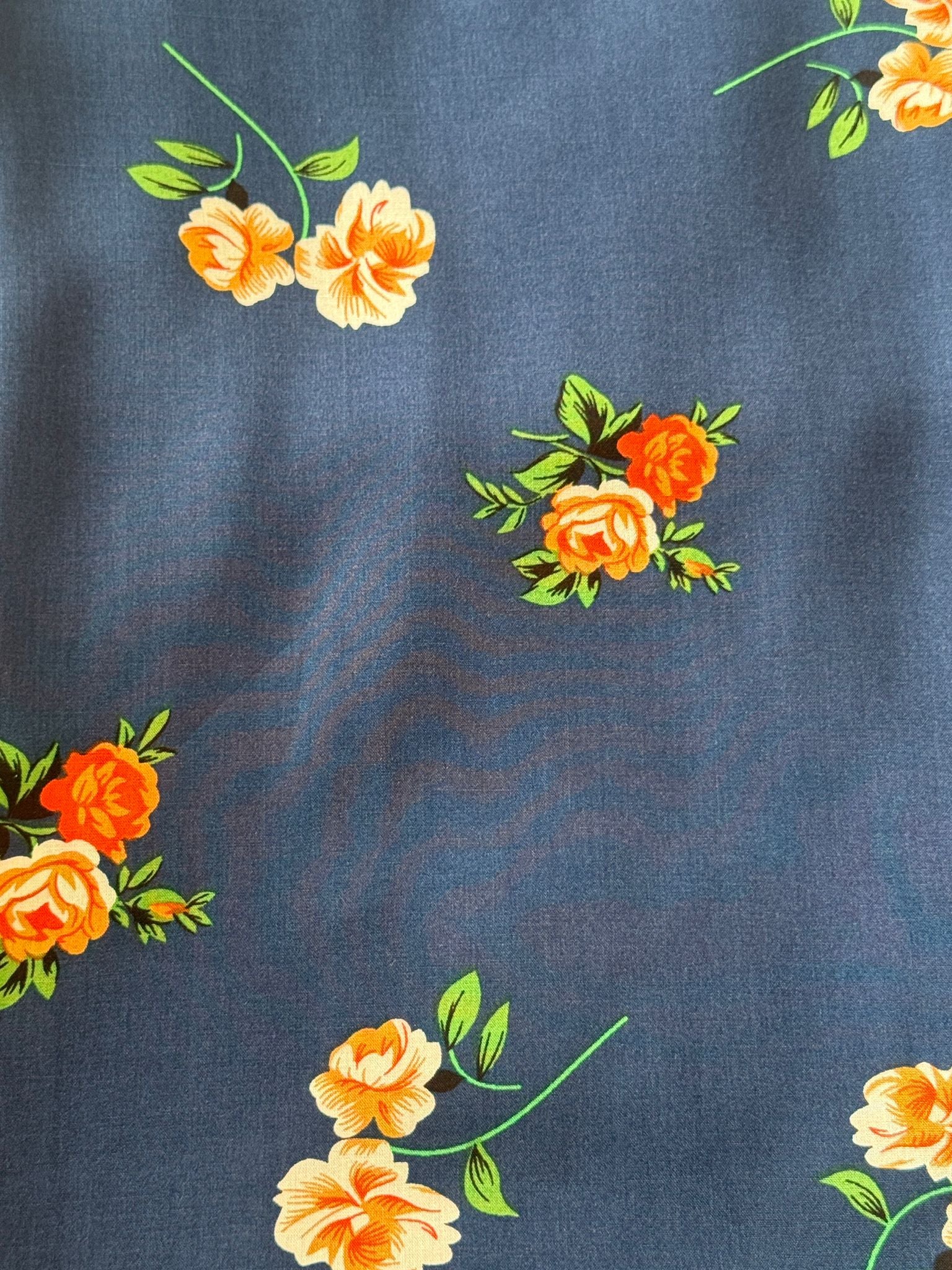 Navy Rose Prayer Dress